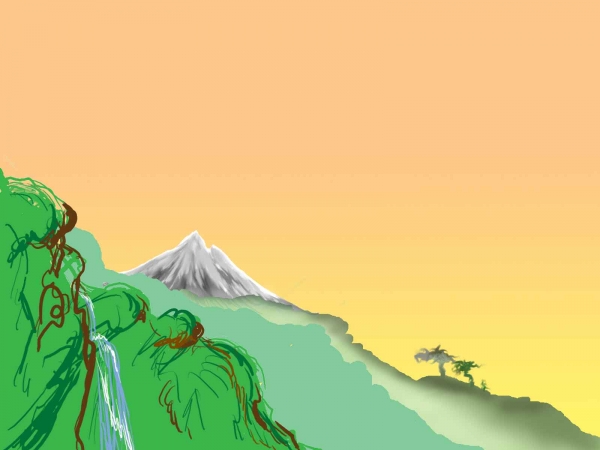 Creation of Chinese painting: Step 5